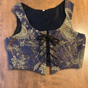Elegant reversible Lace-Up Women's Bodice